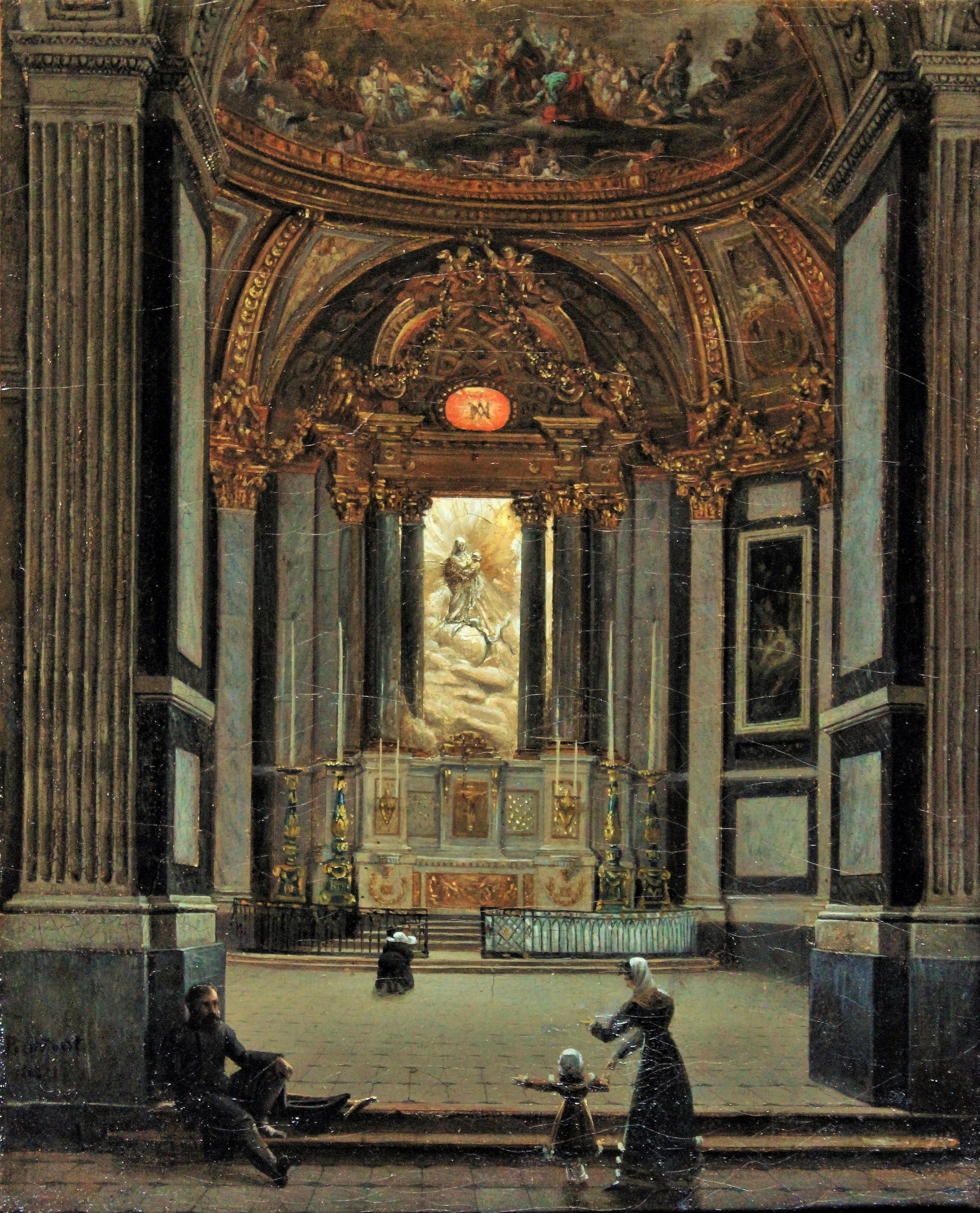 Intérieur de la chapelle de la Vierge de l’église SaintSulpice