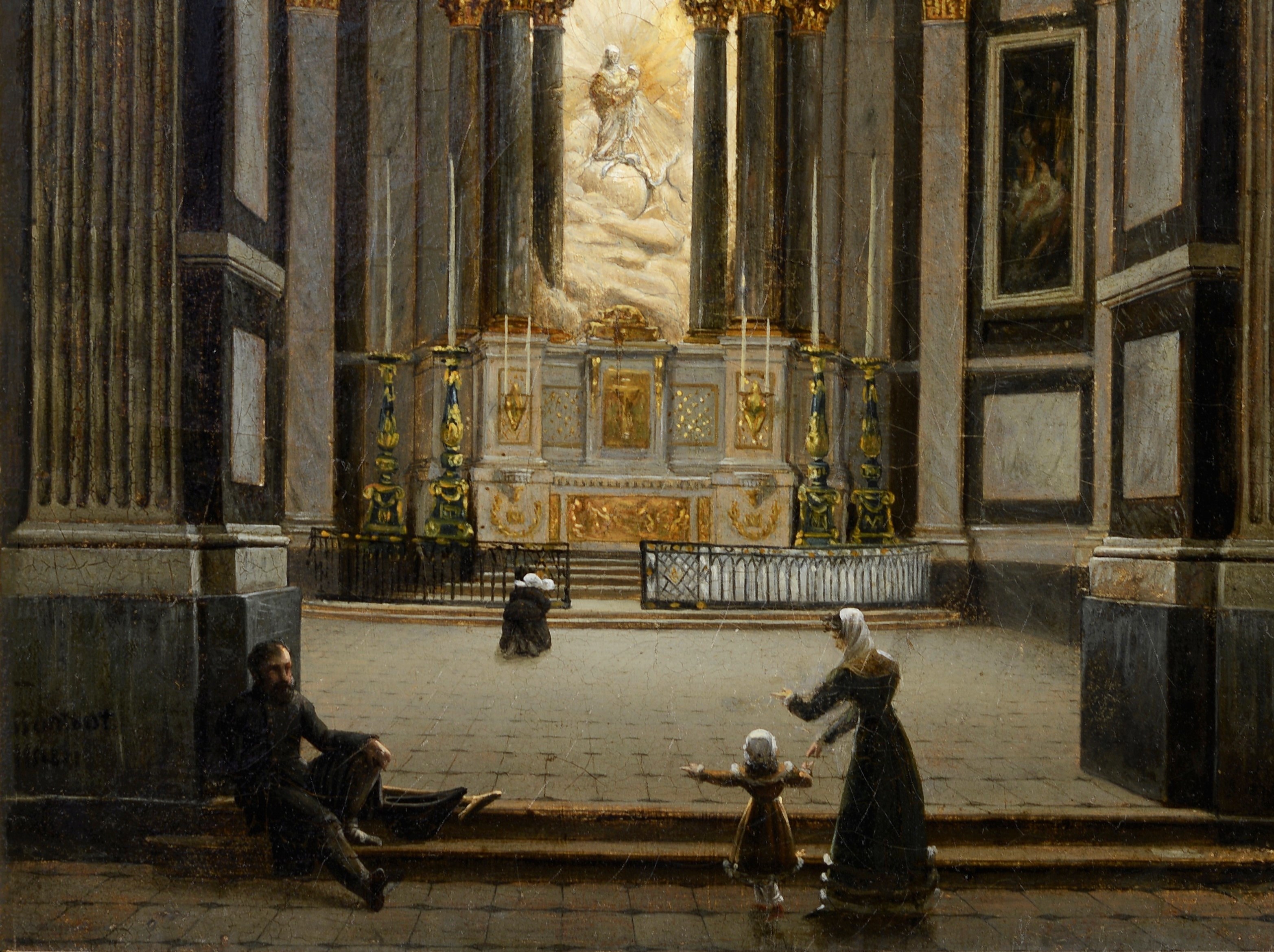 Intérieur de la chapelle de la Vierge de l'église SaintSulpice