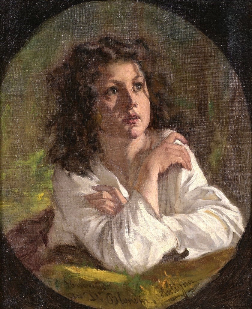 Alexandre Antigna portrait enfant