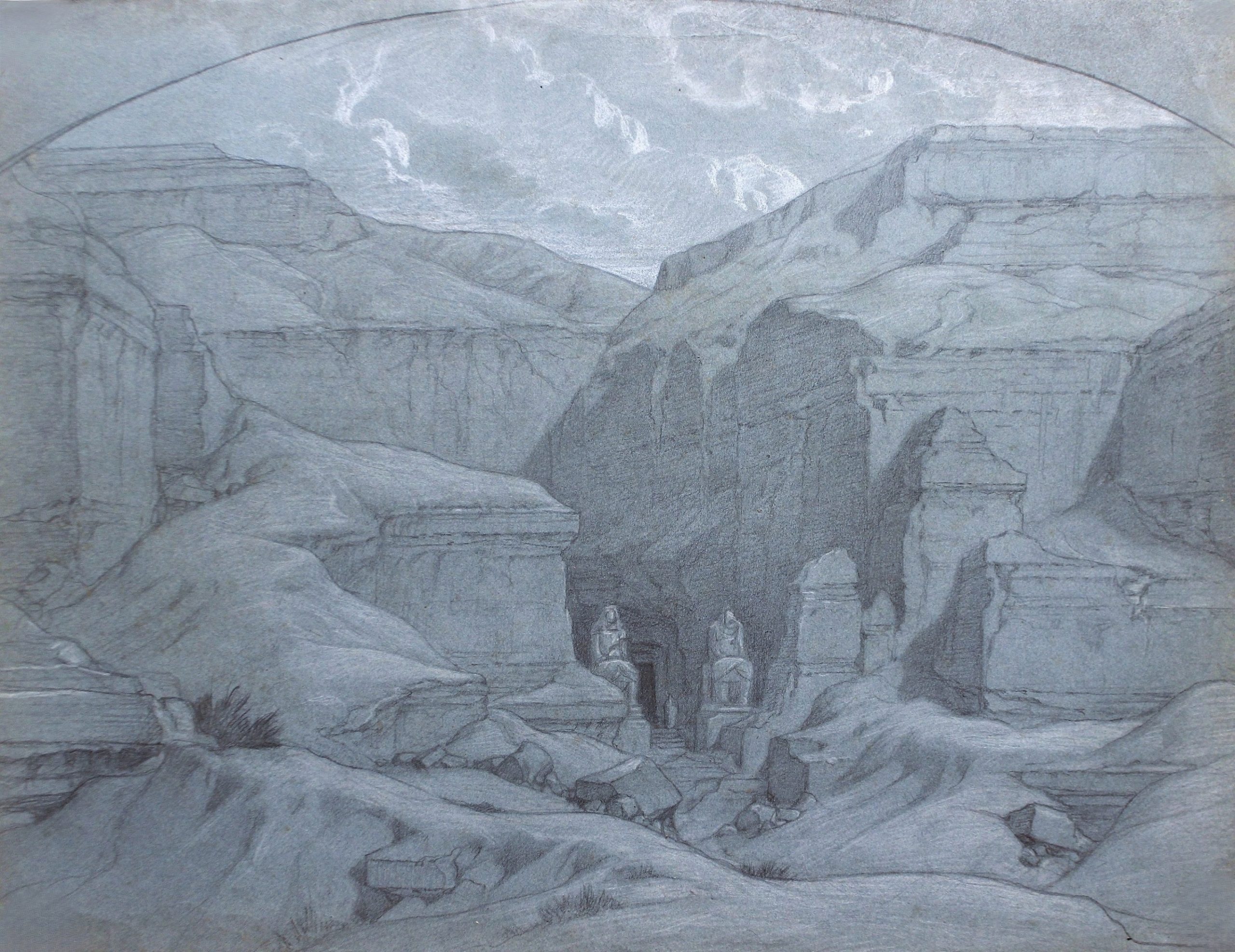 Edouard Bertin Egypte colosses. r