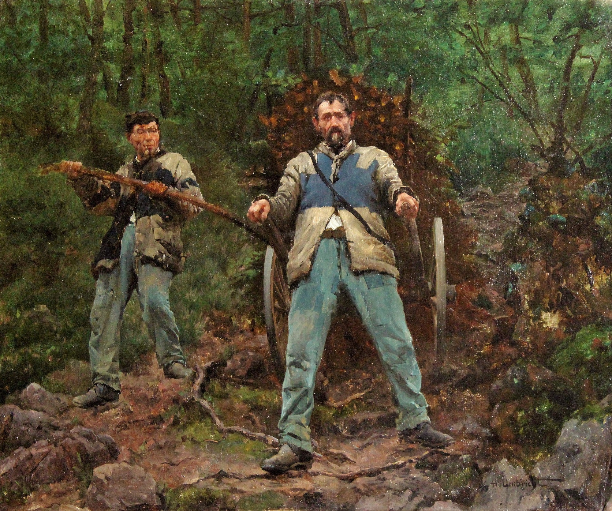 Honoré Umbricht Schlitteurs Vosges r